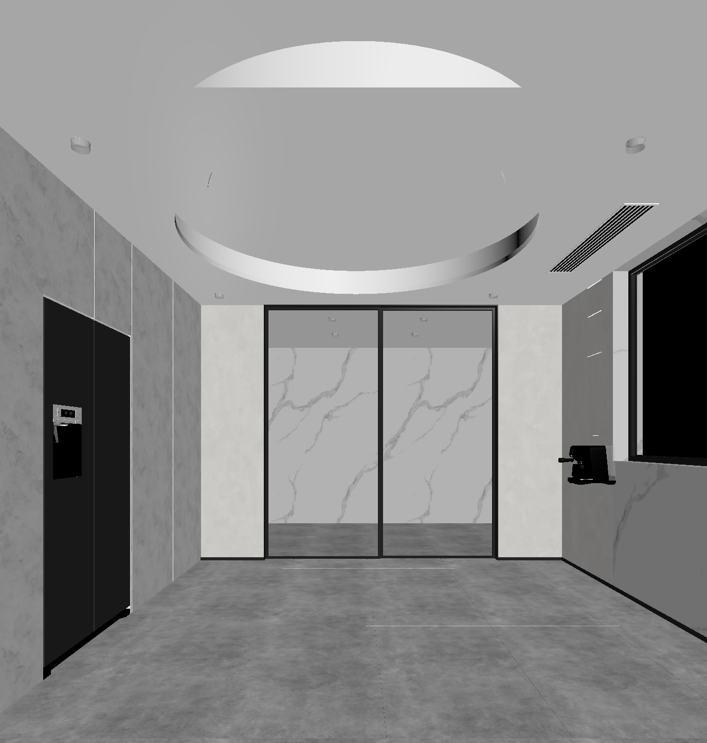 现代玄关3D模型下载【ID:1221990780】