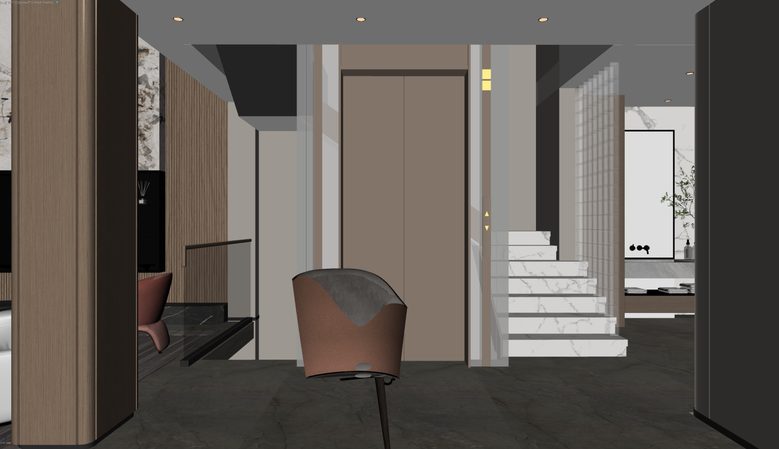 现代玄关3D模型下载【ID:1221874534】