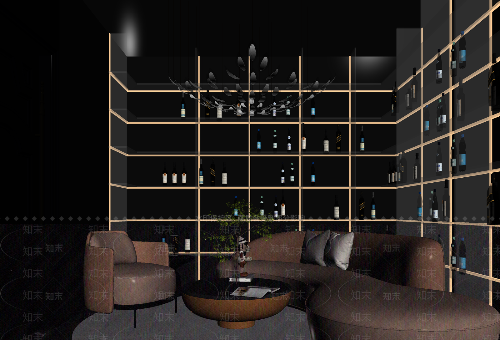现代酒馆3D模型下载【ID:1214038444】