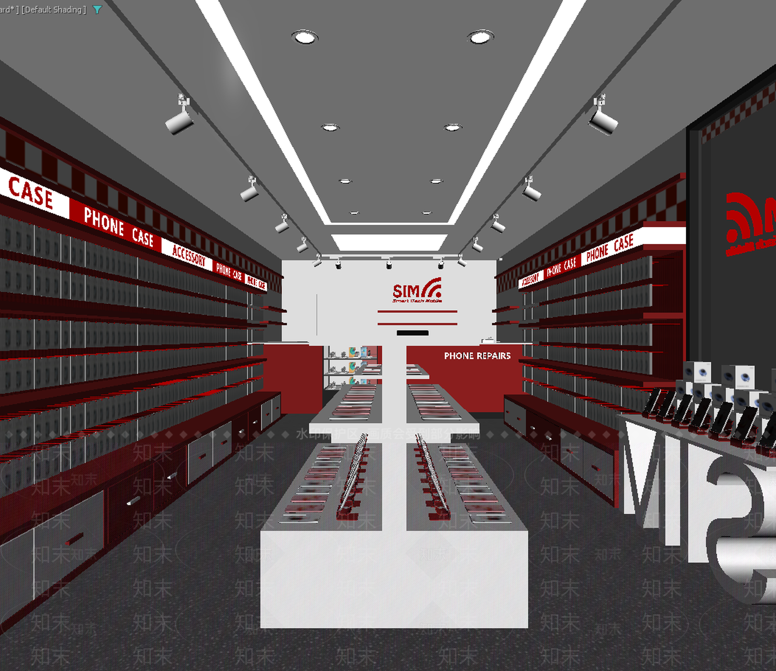 现代数码店3D模型下载【ID:1213918534】