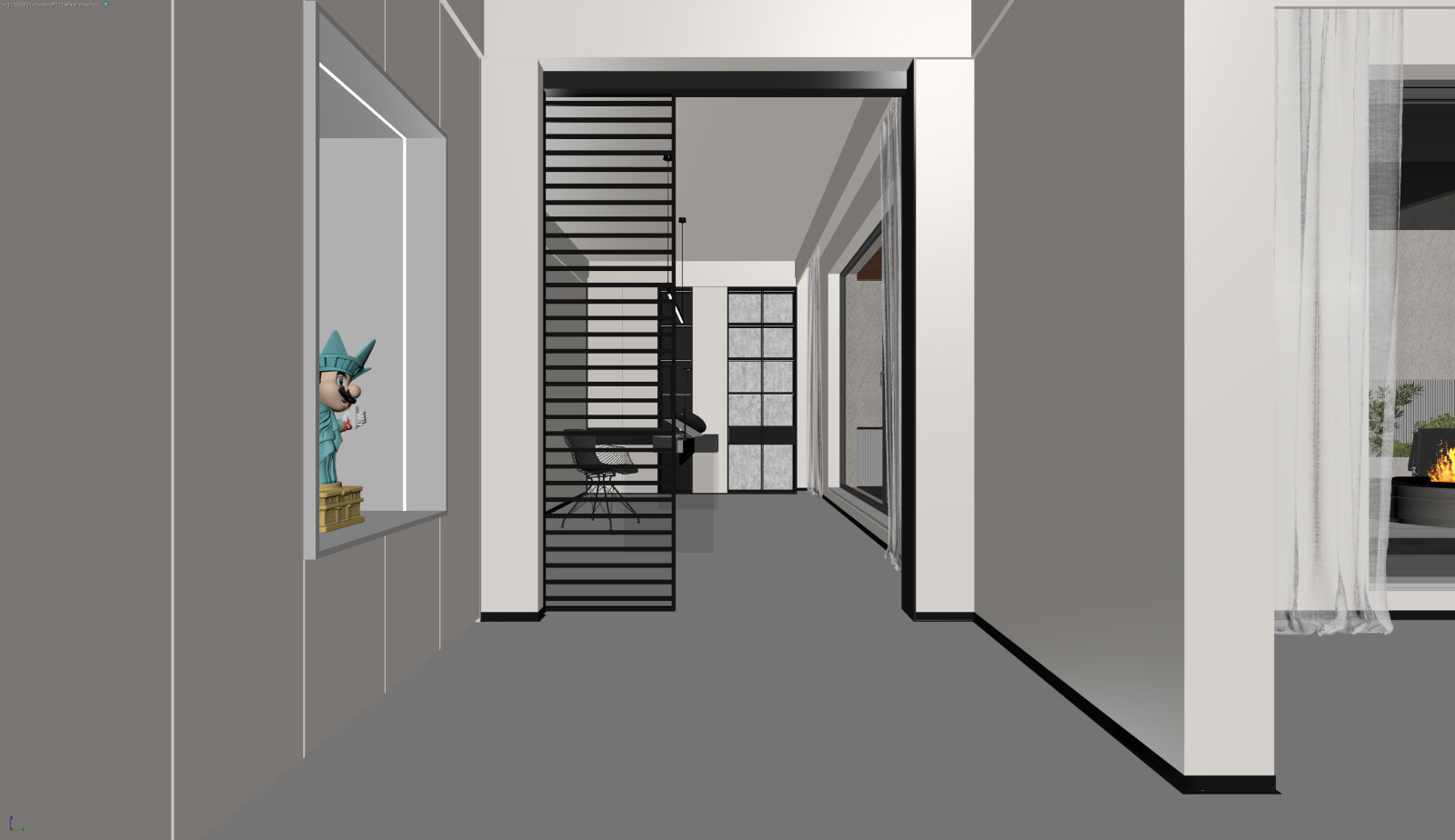 现代玄关3D模型下载【ID:1221676361】