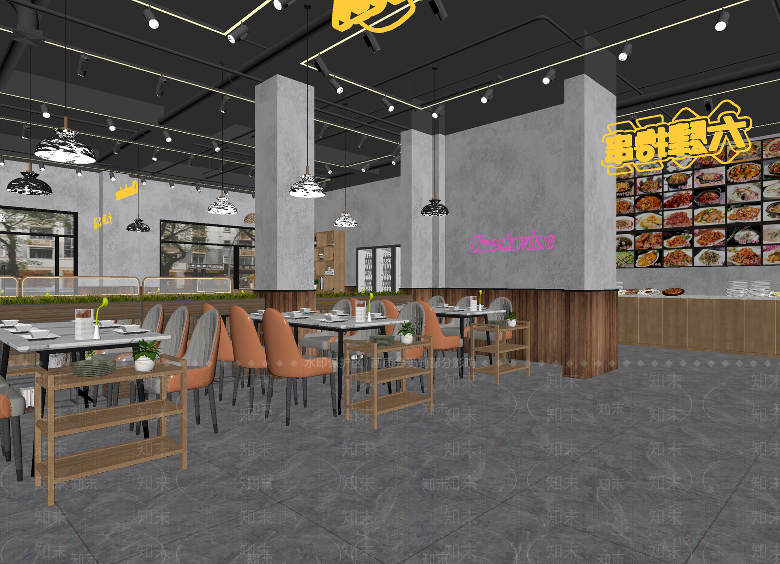 其他餐饮空间3D模型下载【ID:1214030364】