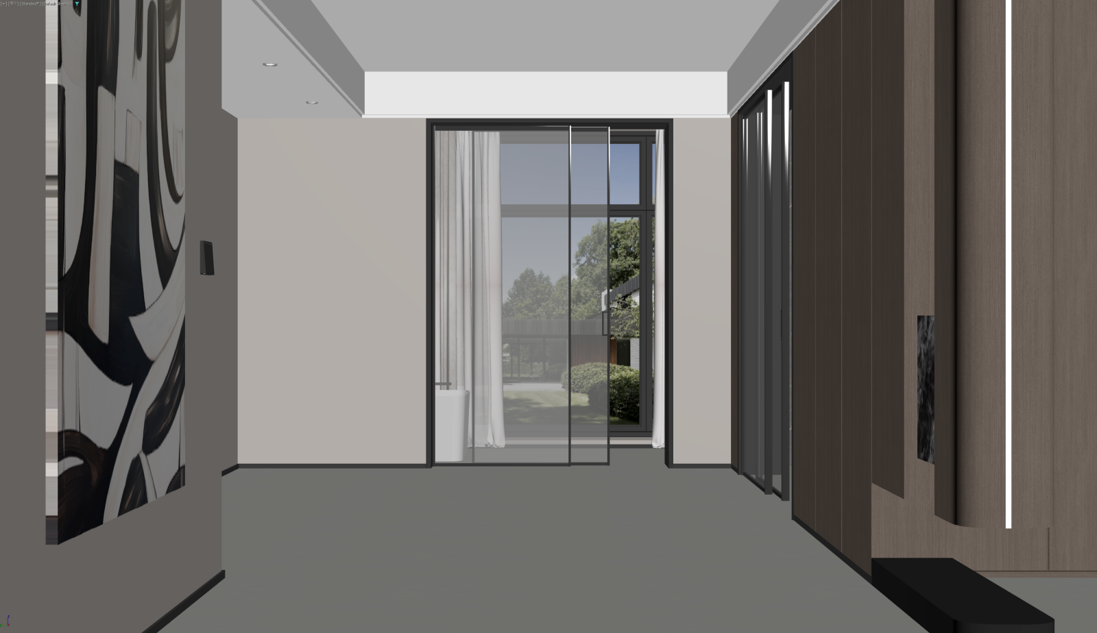 现代玄关3D模型下载【ID:1221472432】