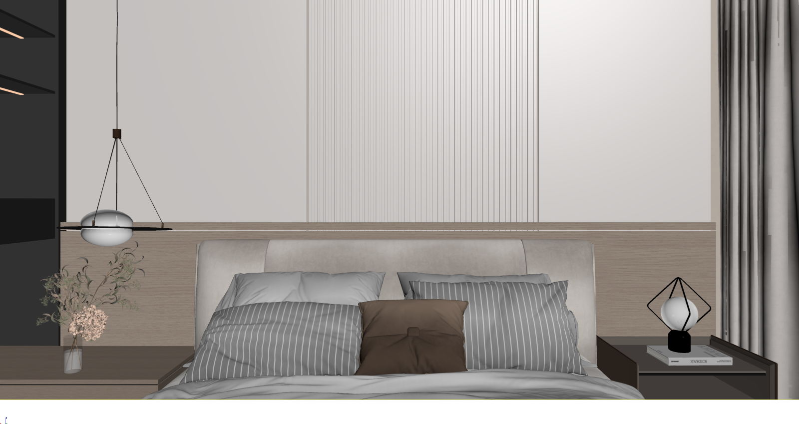 现代家居卧室3D模型下载【ID:1221825004】