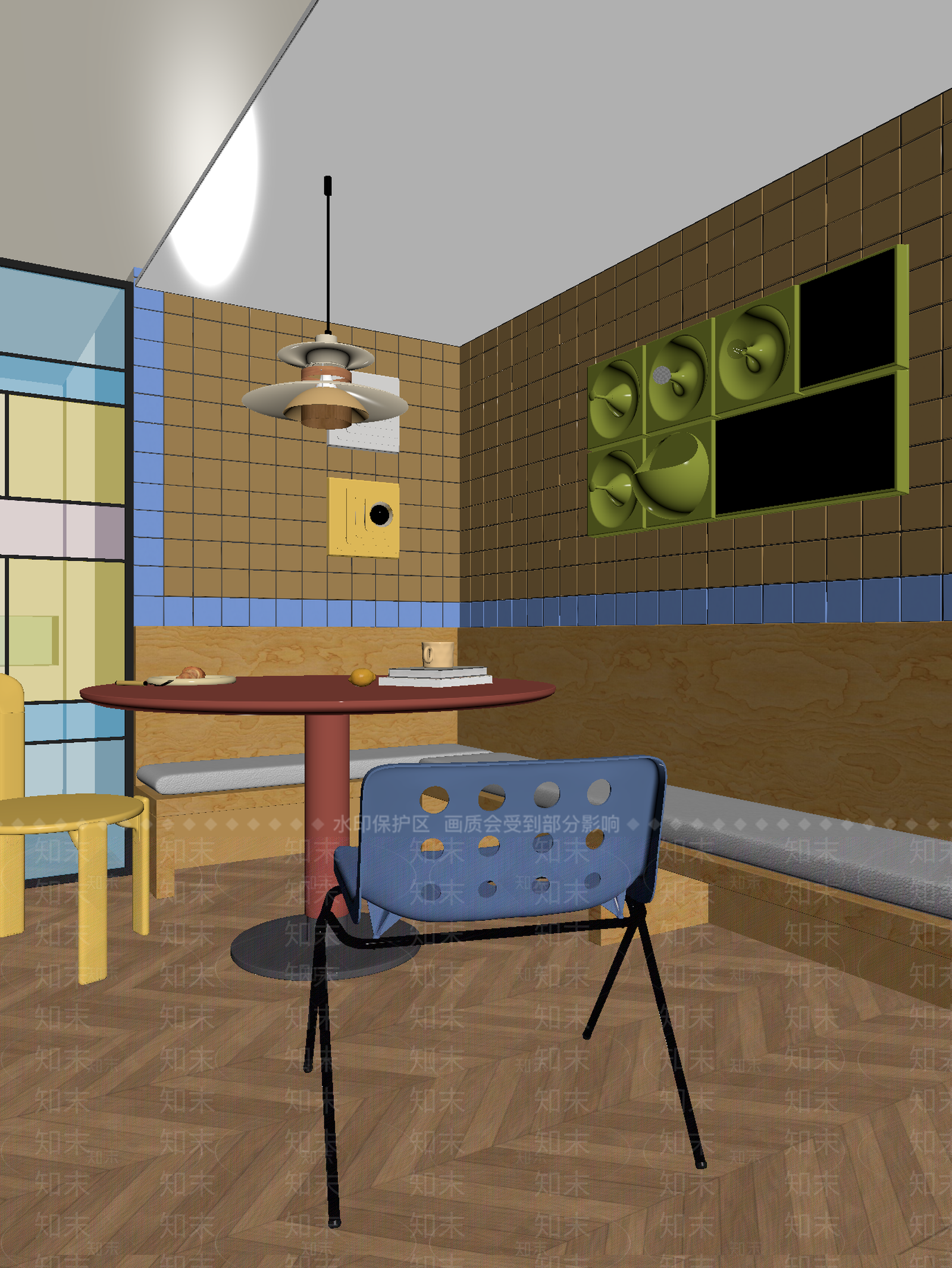 现代咖啡厅3D模型下载【ID:1214836850】