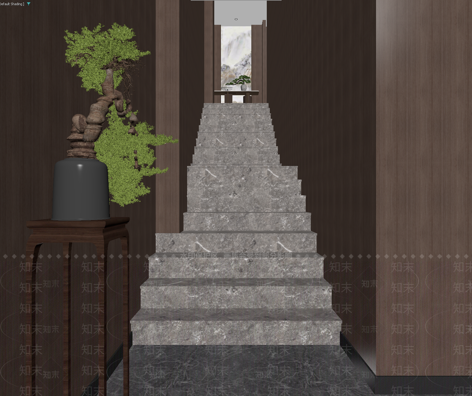 楼梯间3D模型下载【ID:1213979247】