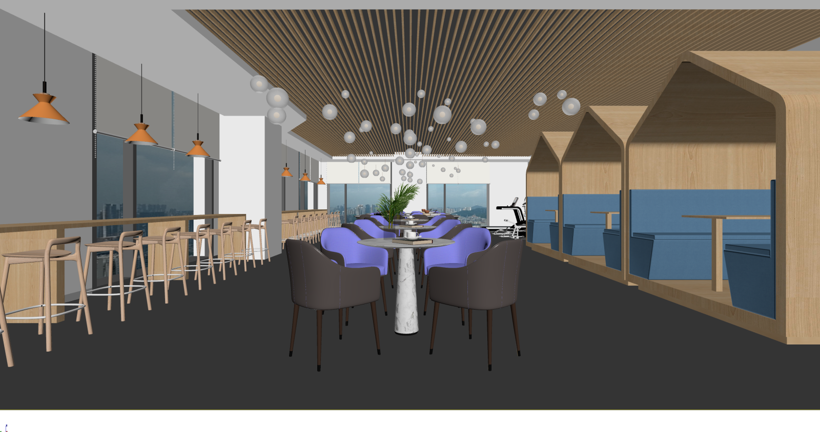 现代休息区3D模型下载【ID:1221474951】
