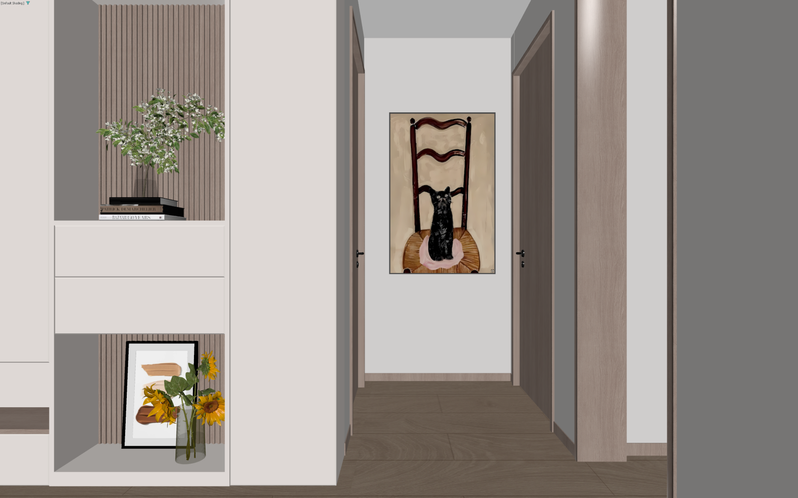 现代玄关3D模型下载【ID:1221750459】