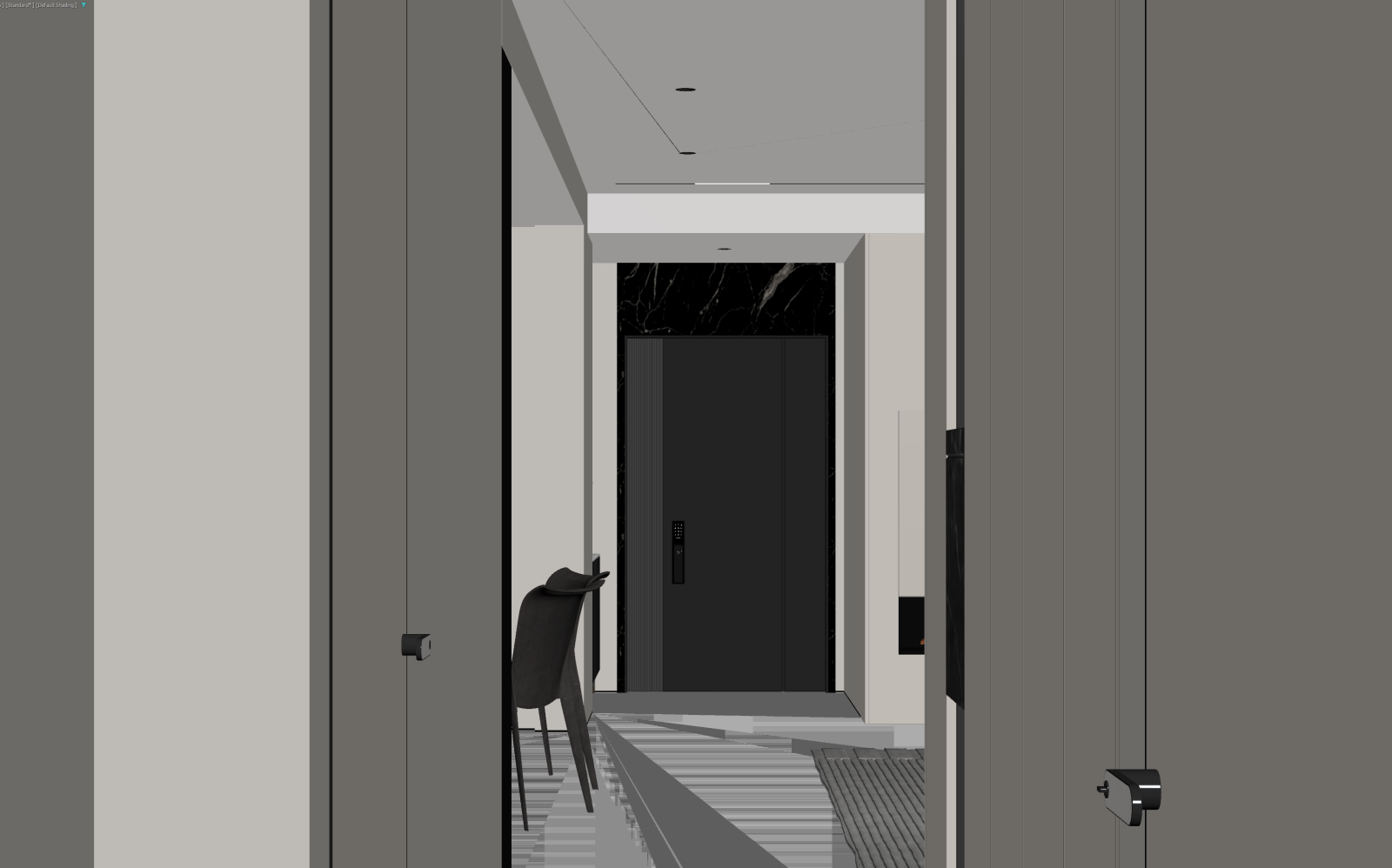 现代玄关3D模型下载【ID:1221951595】