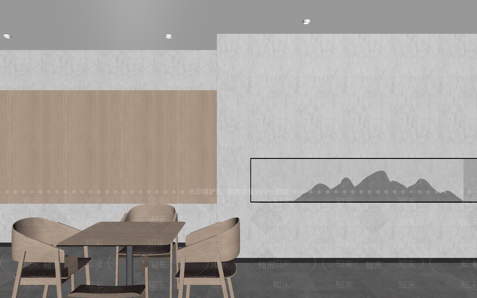 新中式咖啡厅3D模型下载【ID:1214140572】
