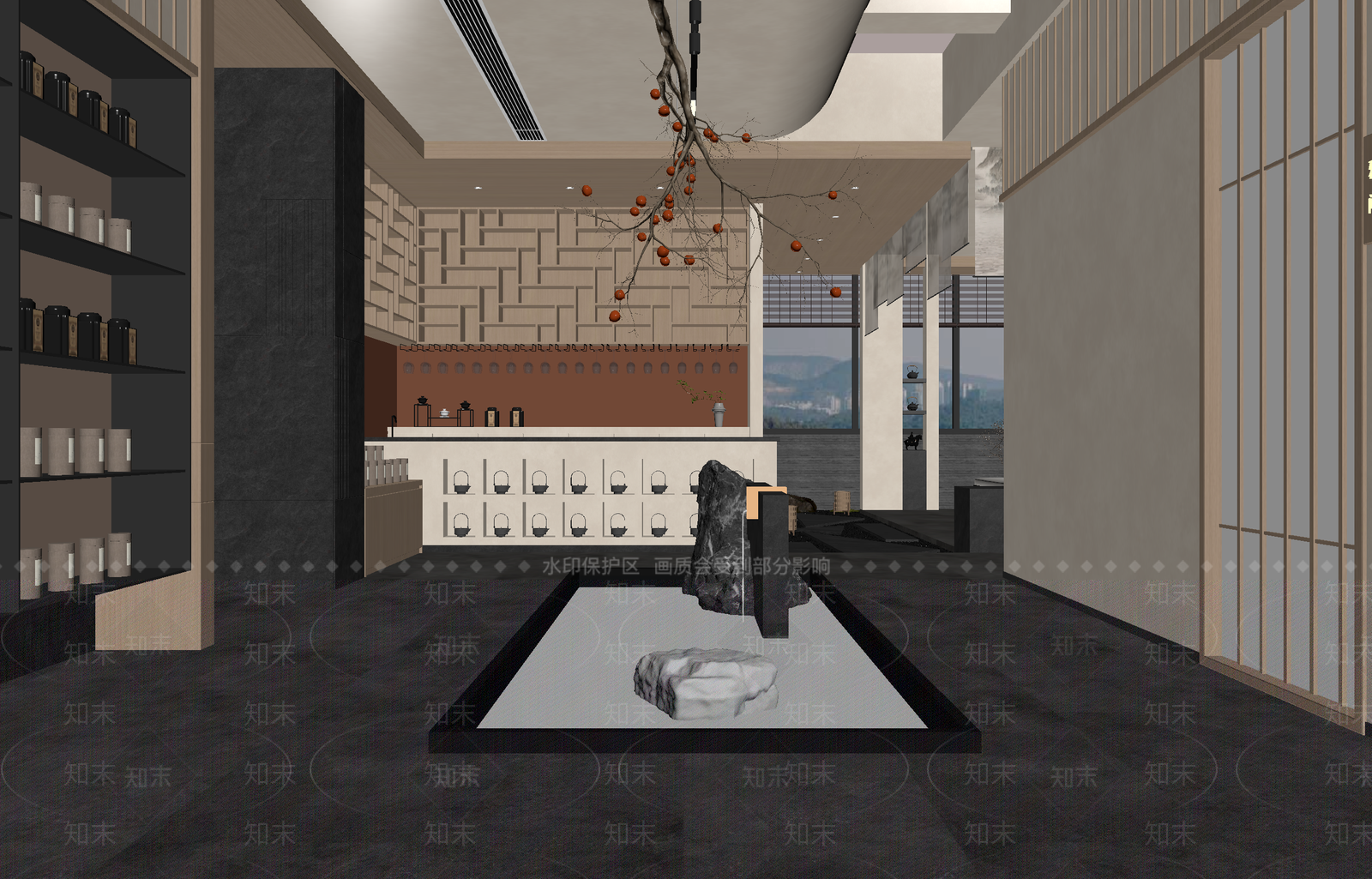茶馆3D模型下载【ID:1213946101】