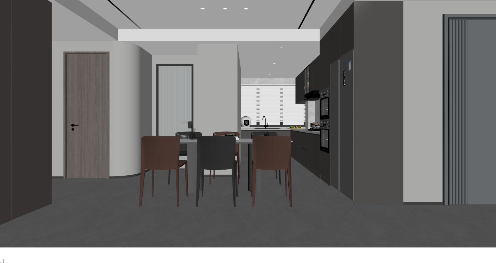 现代客餐厅3D模型下载【ID:1221473015】