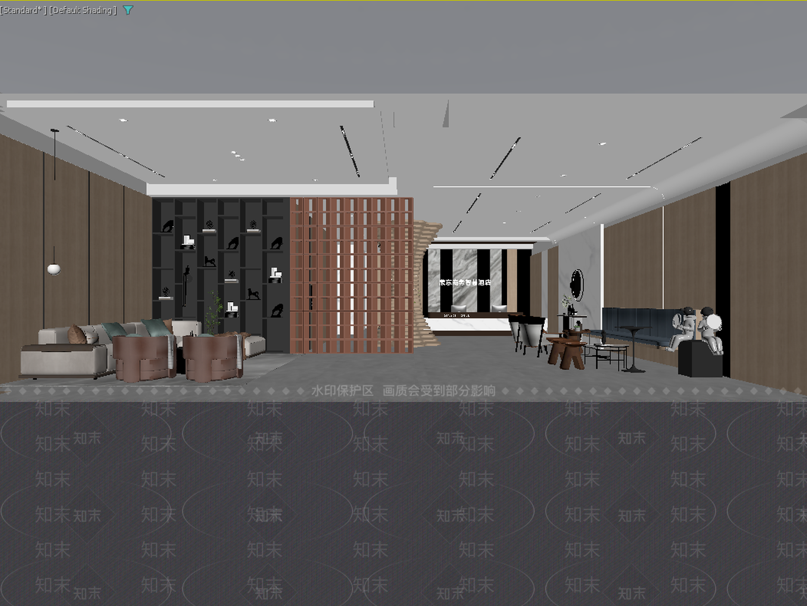 现代售楼处3D模型下载【ID:1213910827】