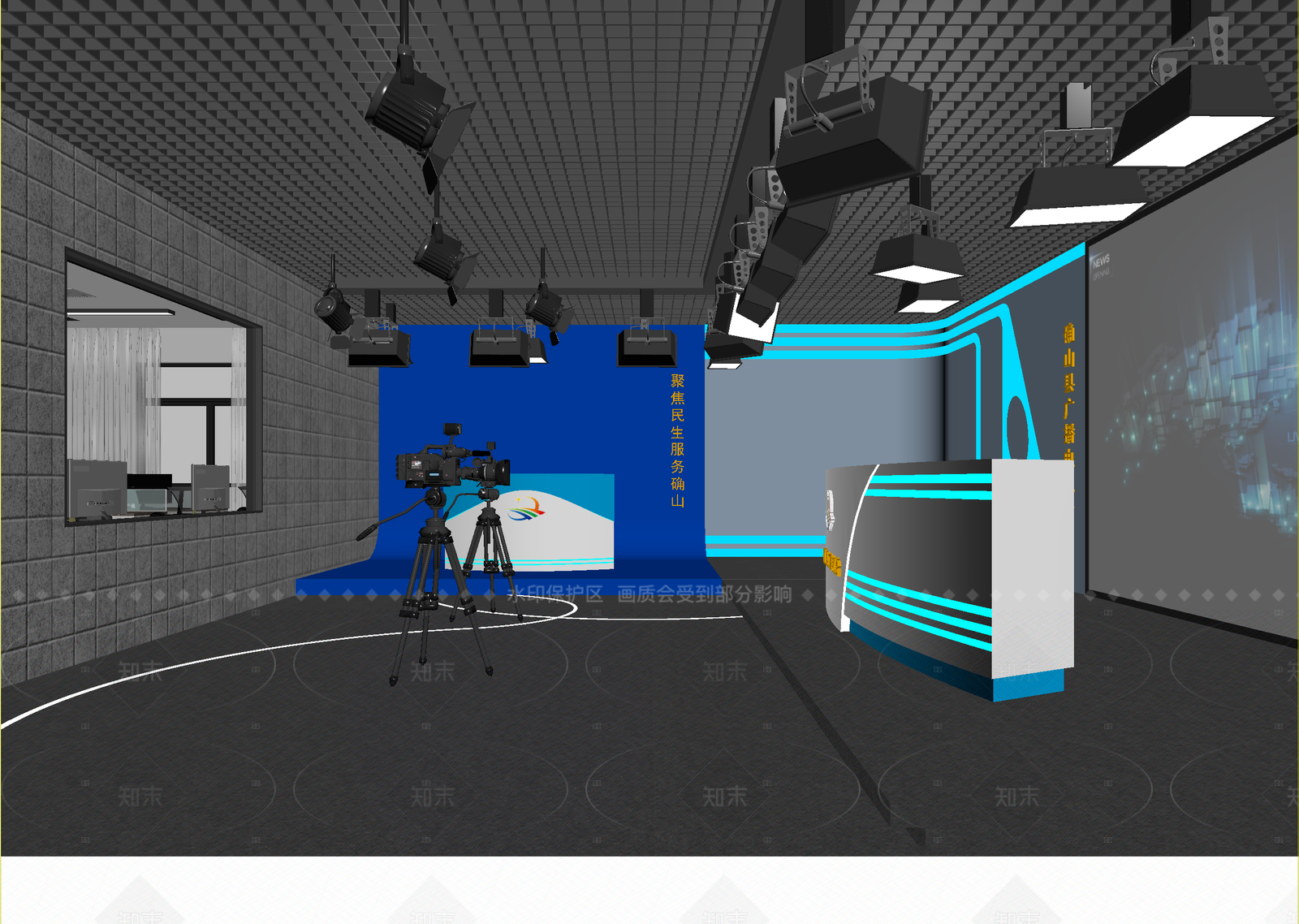 现代科技展厅3D模型下载【ID:1214641024】