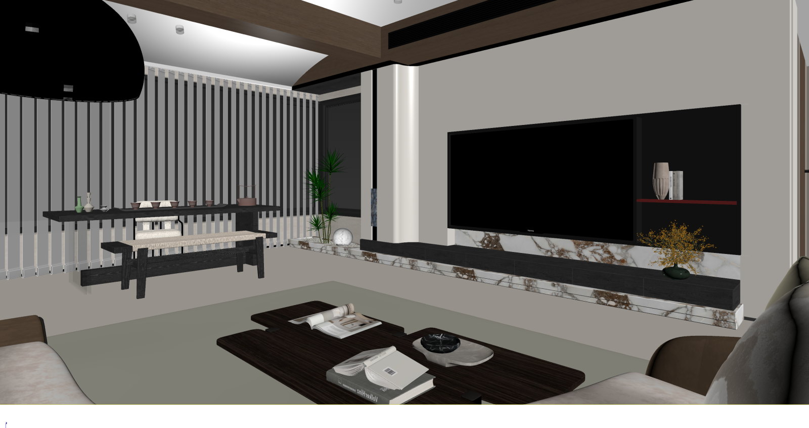 现代客餐厅3D模型下载【ID:1221522919】