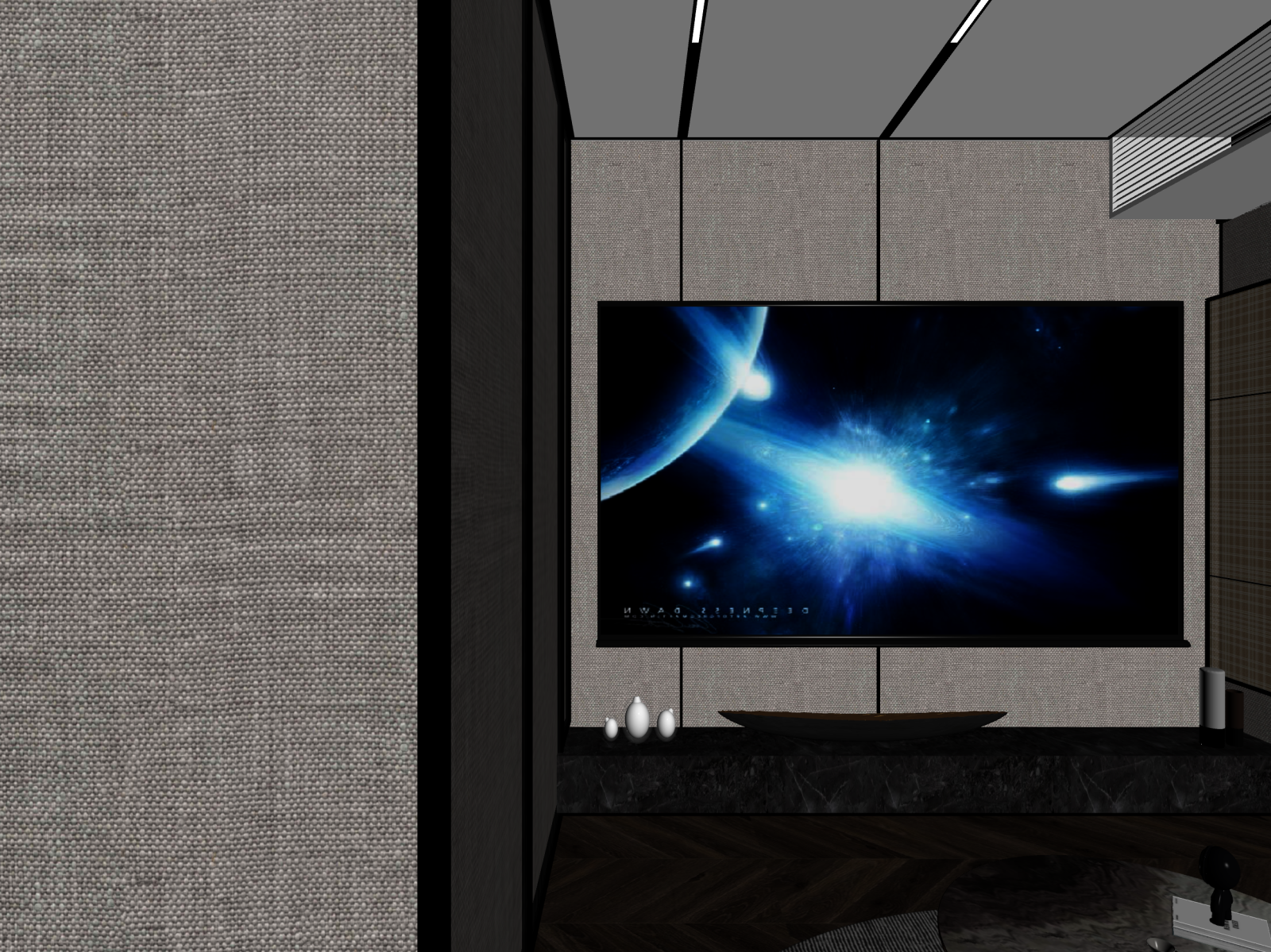 现代家居客厅3D模型下载【ID:1221472067】