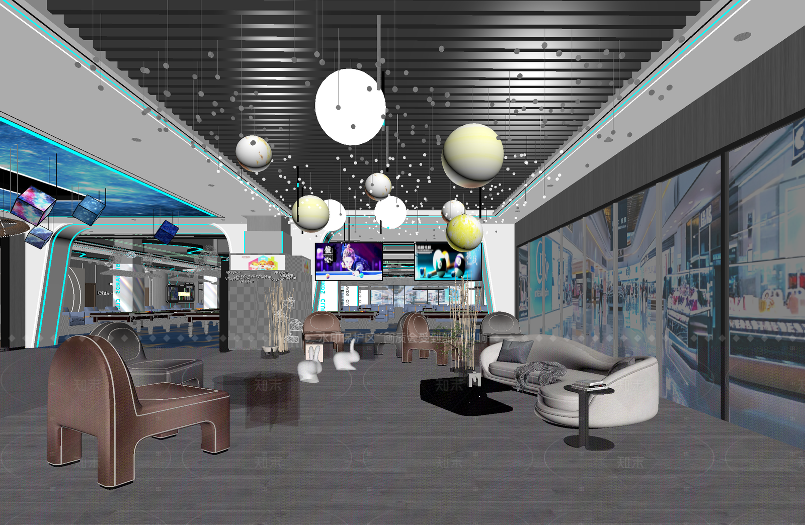 科技展厅3D模型下载【ID:1214615093】