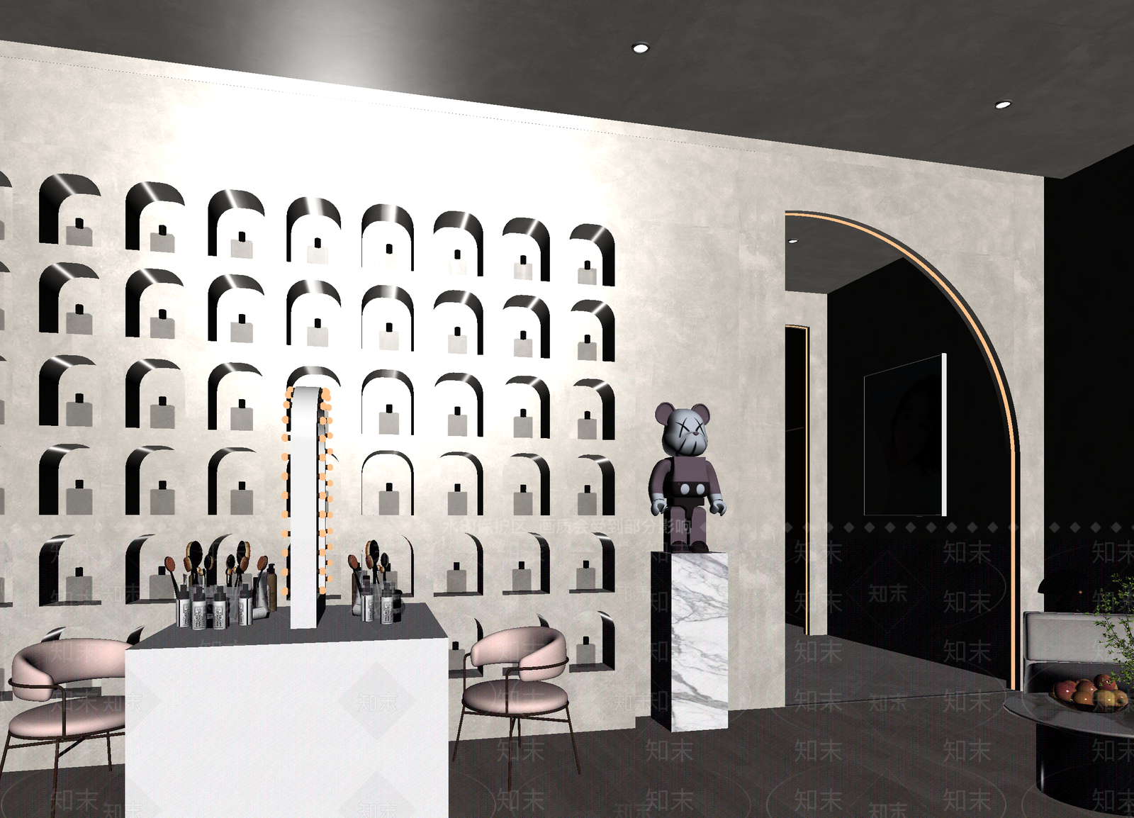 现代美容院3D模型下载【ID:1214141723】