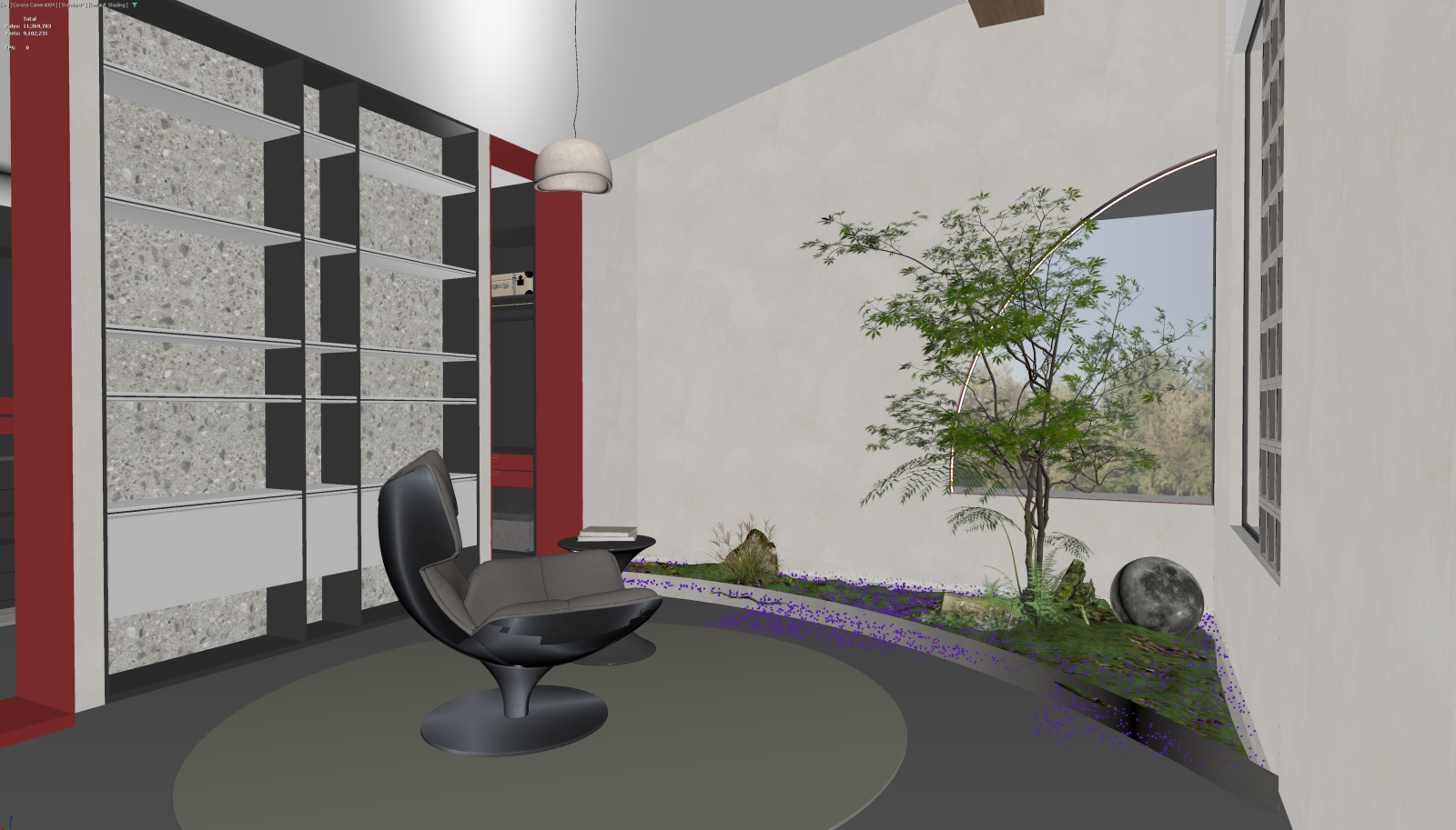 现代书房3D模型下载【ID:1222035020】