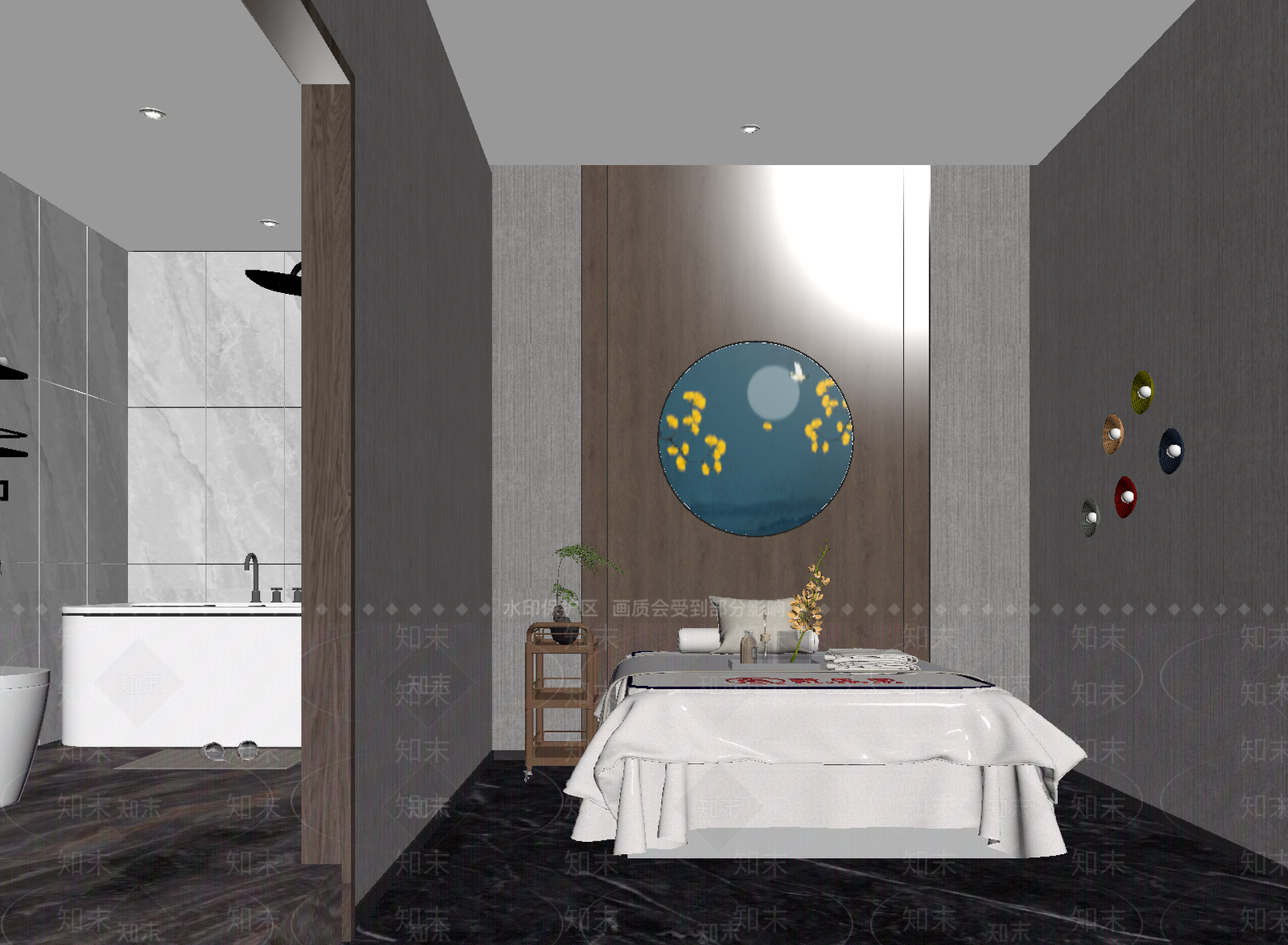 现代美容院3D模型下载【ID:1213936871】
