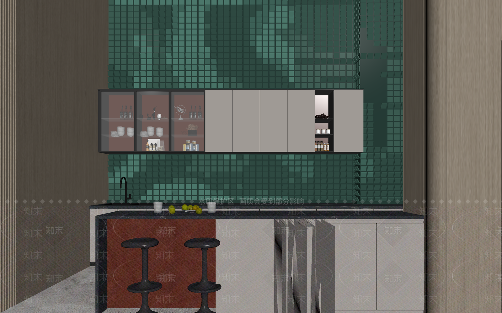 新中式酒吧3D模型下载【ID:1214247884】