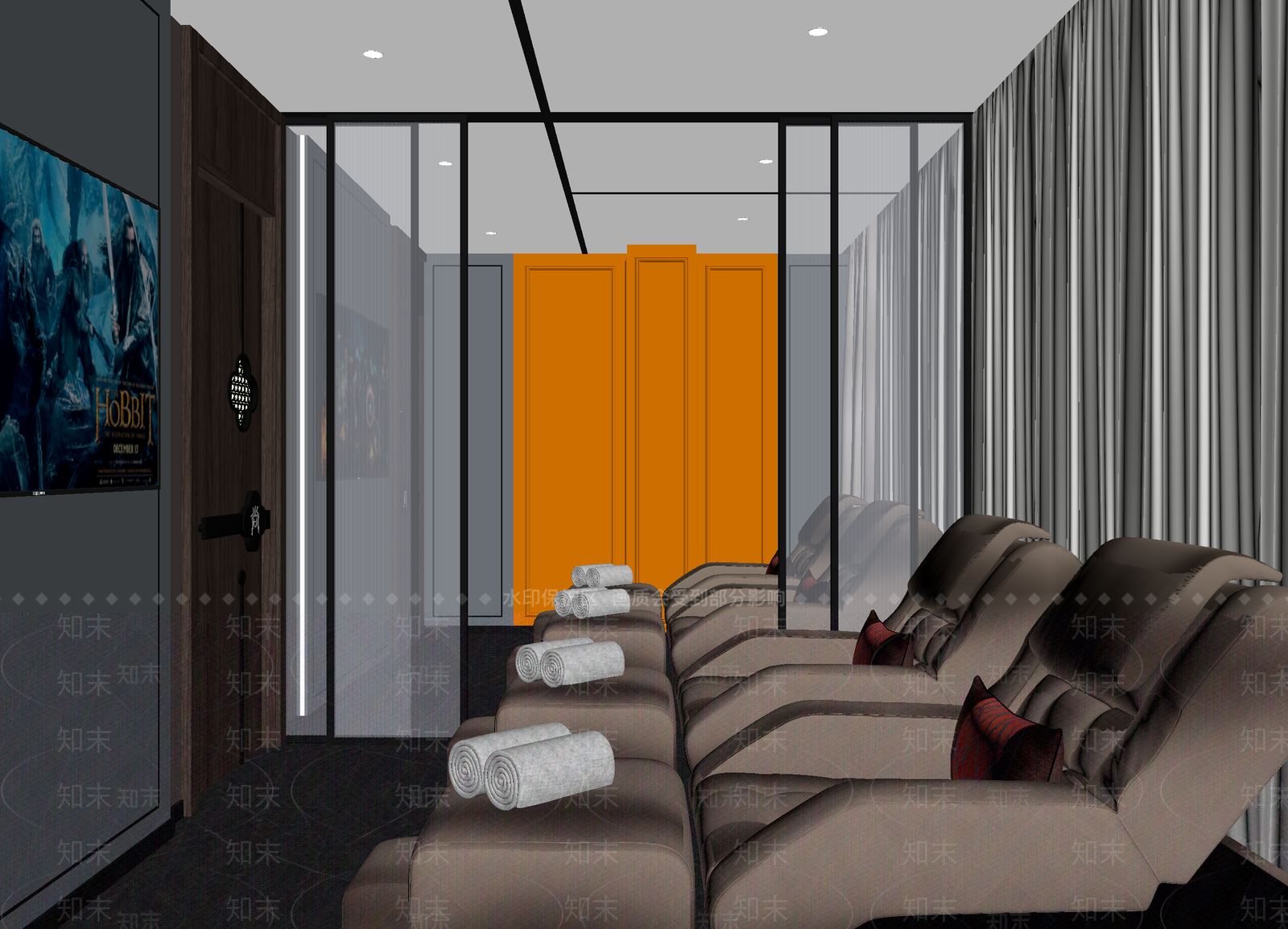 新中式电影院3D模型下载【ID:1213994104】