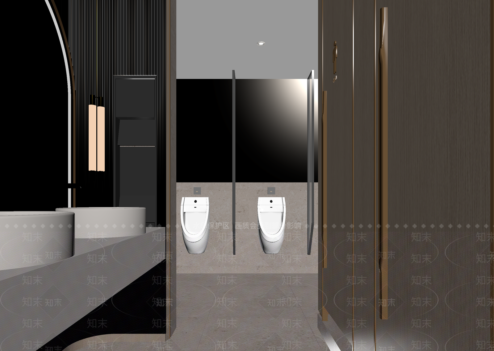 现代酒店卫生间3D模型下载【ID:1215052241】