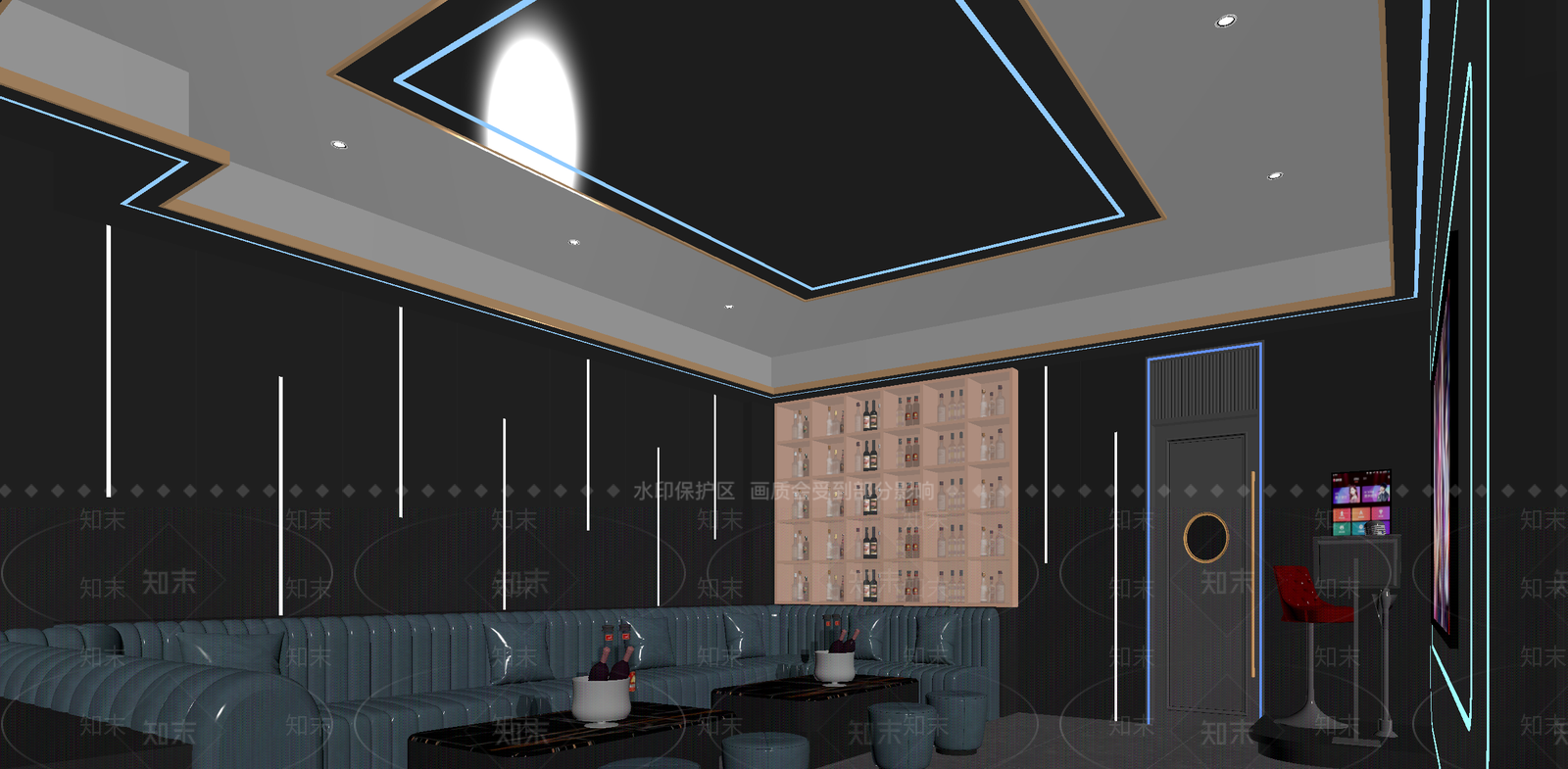 酒吧3D模型下载【ID:1214031828】