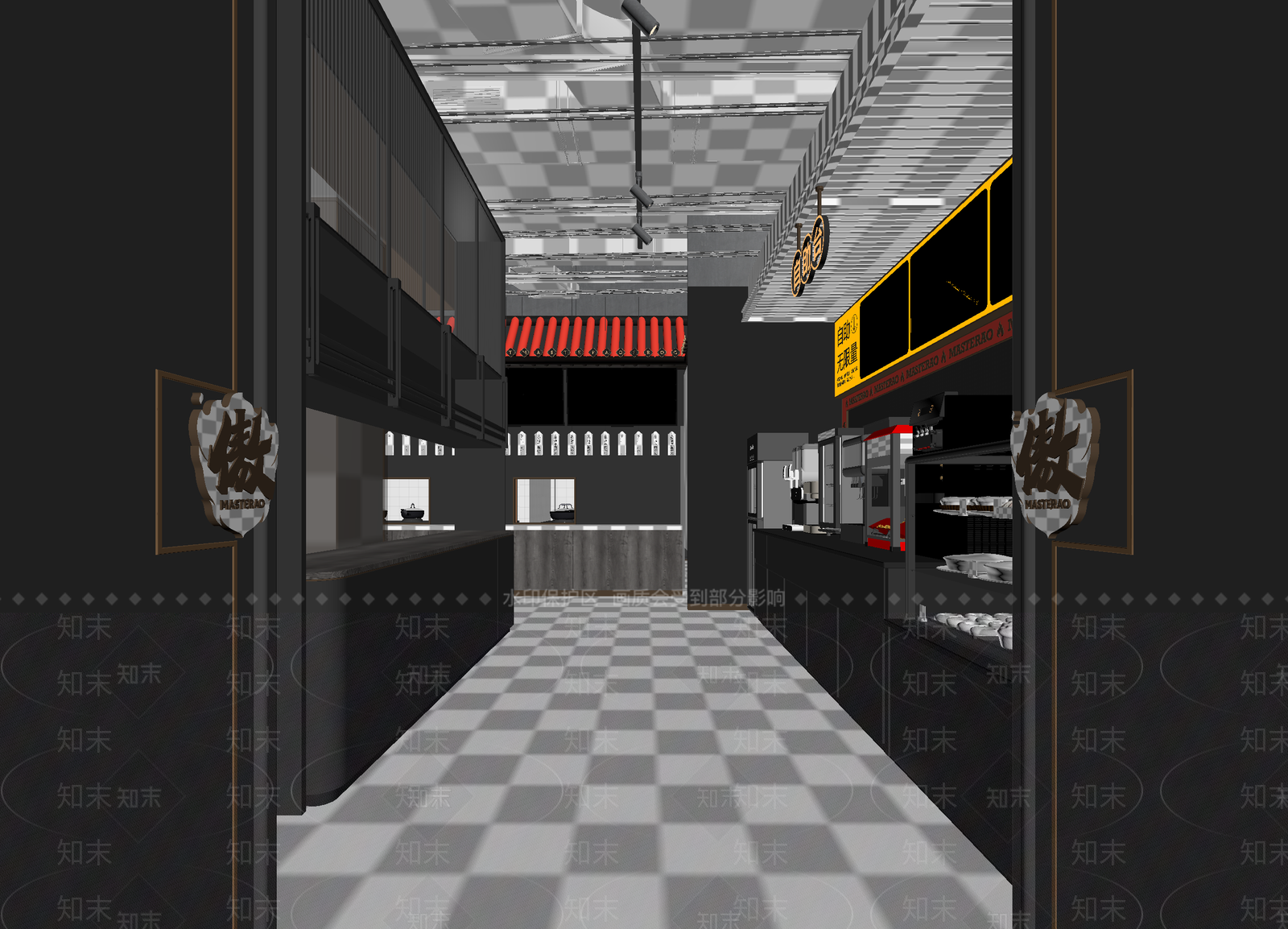 新中式快餐店3D模型下载【ID:1214242893】