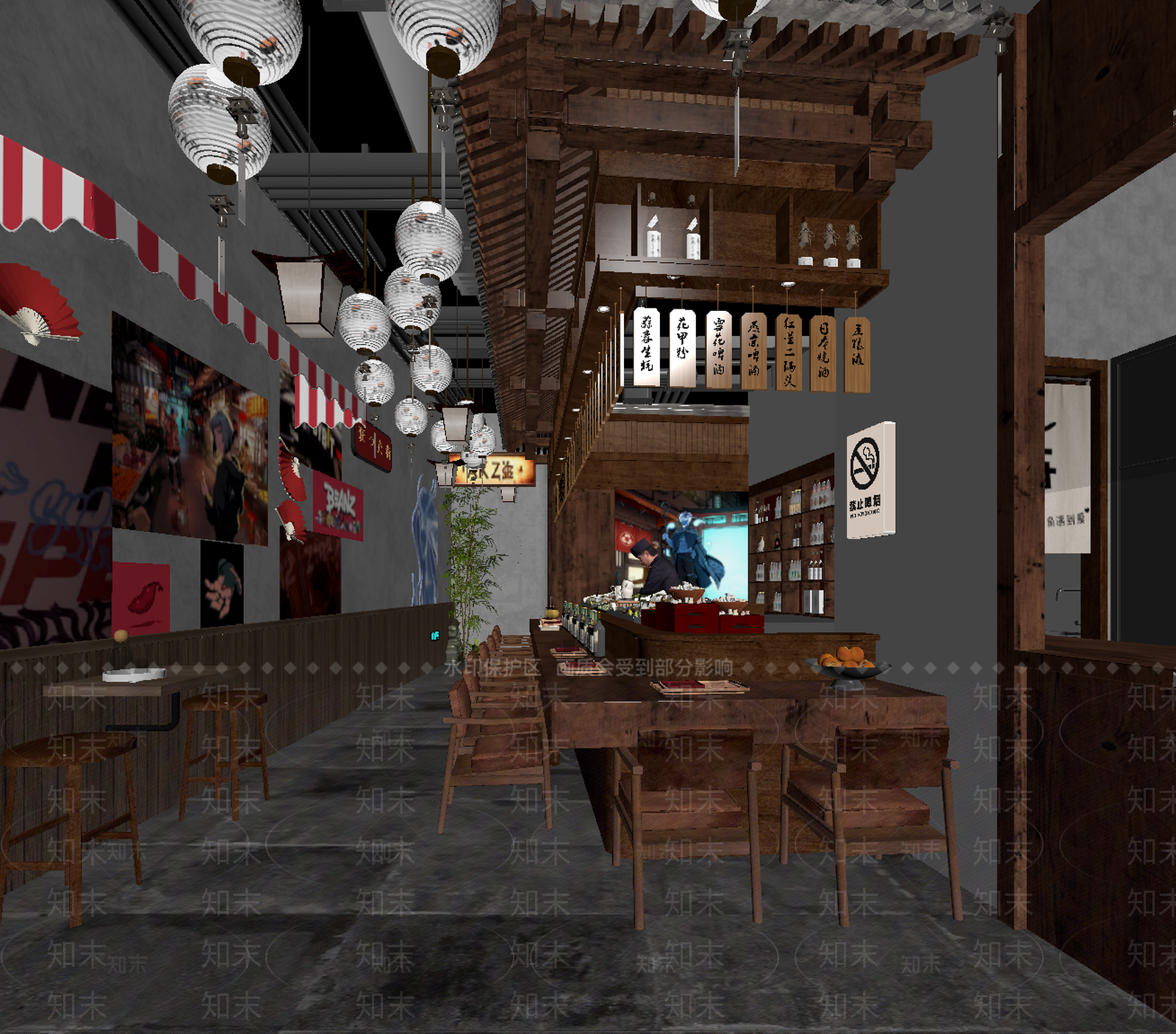 火锅店3D模型下载【ID:1213956665】