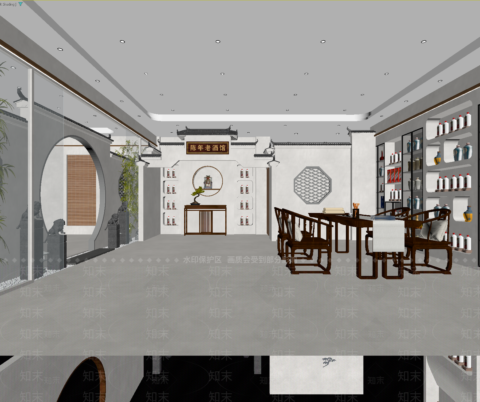 酒馆3D模型下载【ID:1213976391】