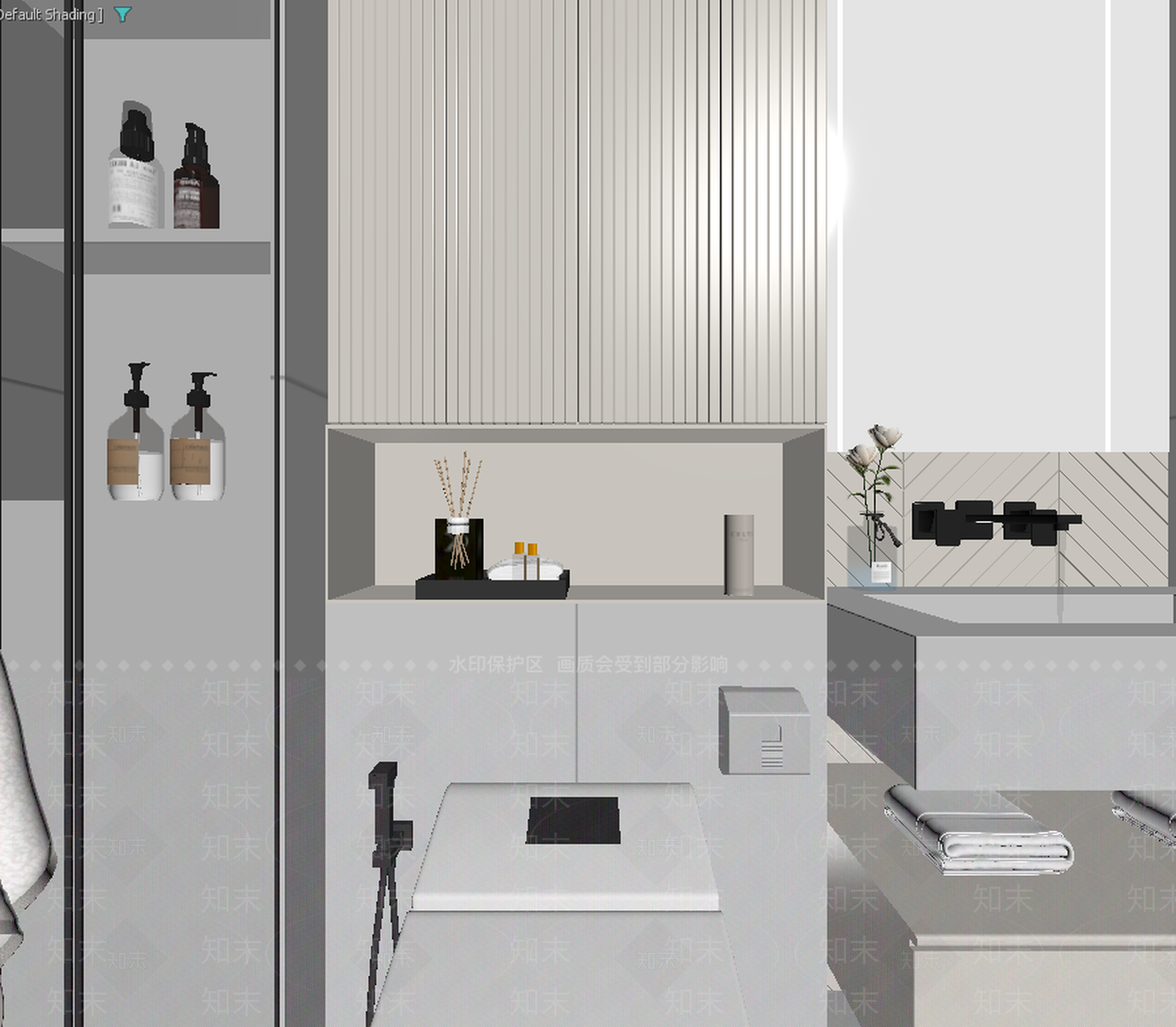 现代美容院3D模型下载【ID:1213878921】