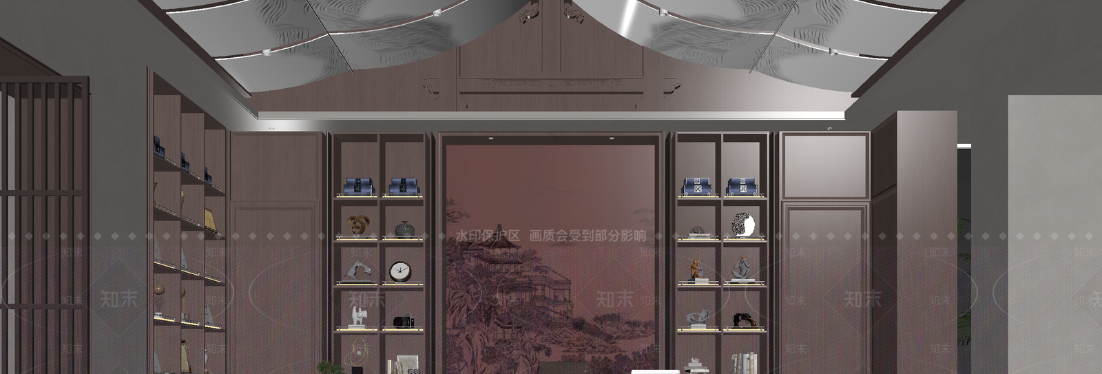 中式售楼处3D模型下载【ID:1214128658】