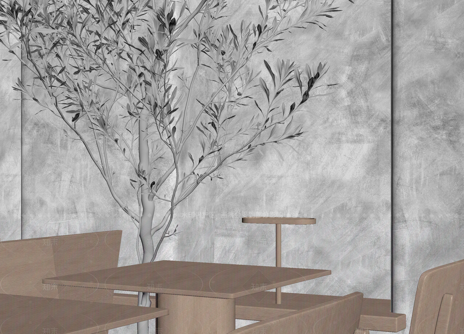 现代餐桌3D模型下载【ID:1214583931】