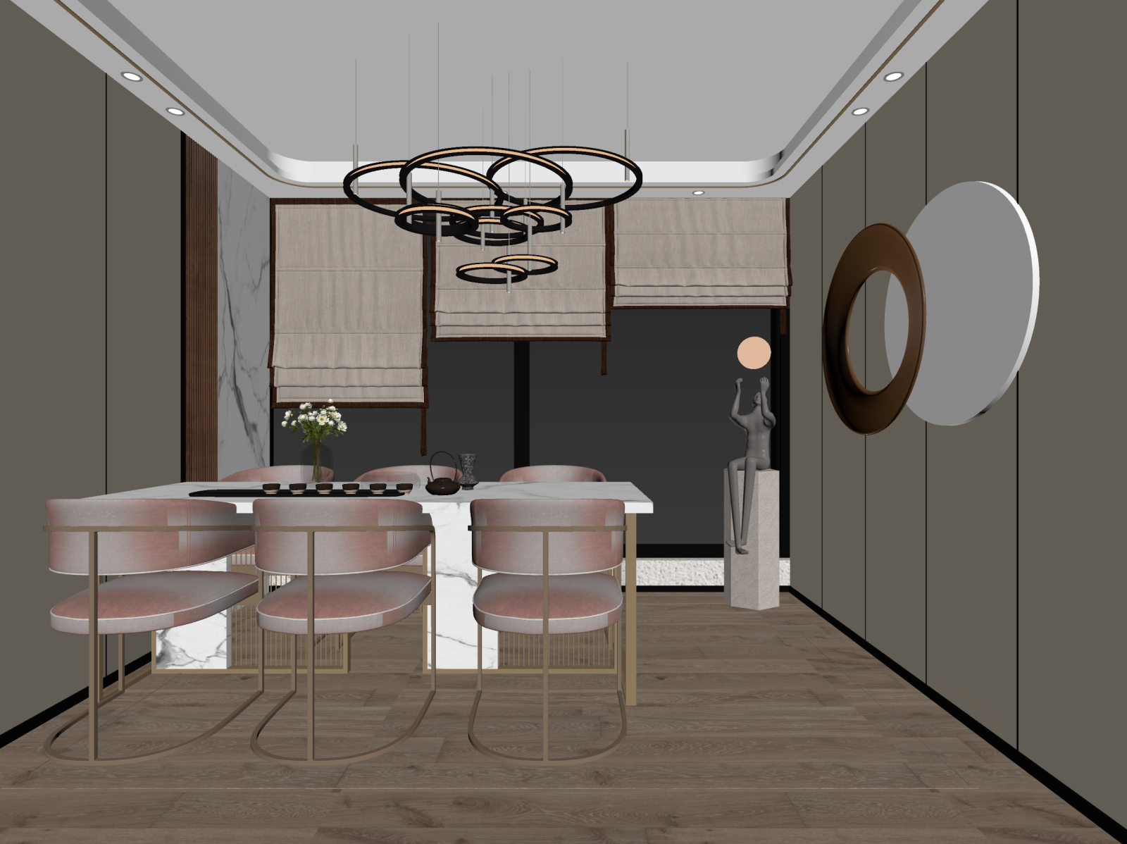 现代茶馆3D模型下载【ID:1221652922】
