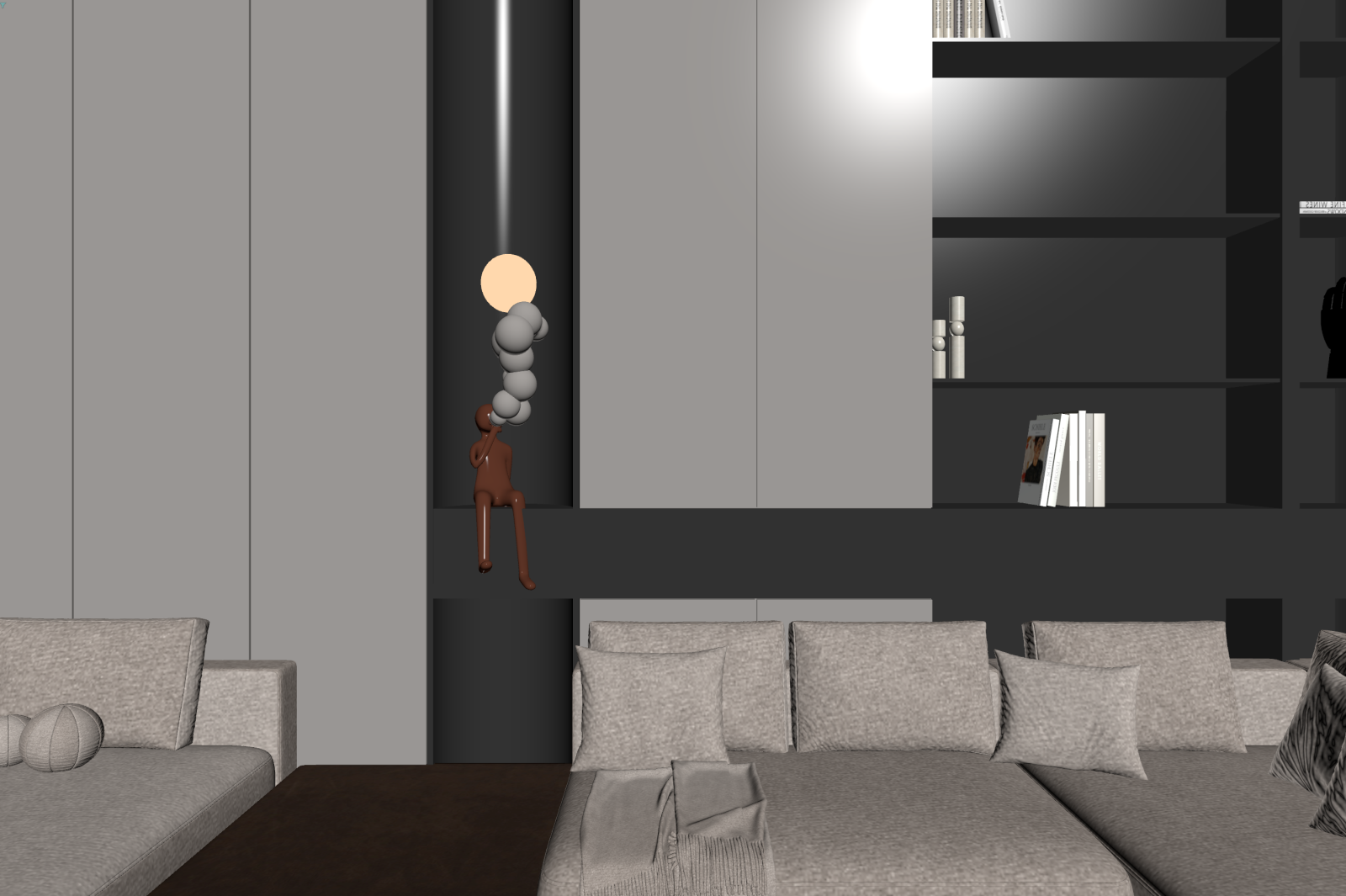意式家居客厅3D模型下载【ID:1221713022】