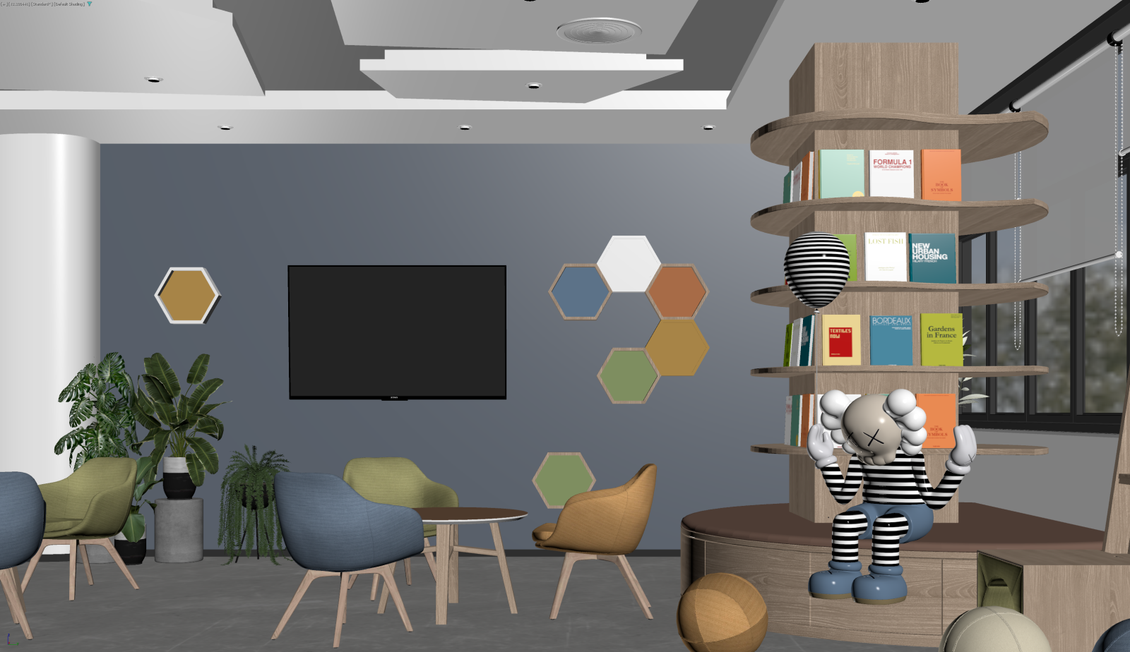 现代休息区3D模型下载【ID:1221688510】