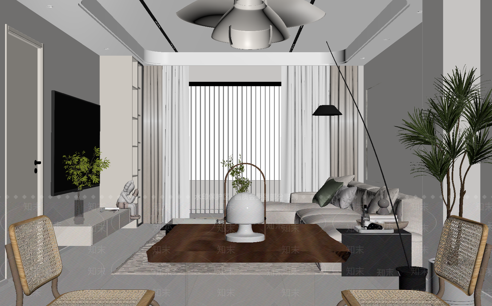 现代单开门3D模型下载【ID:1213964323】