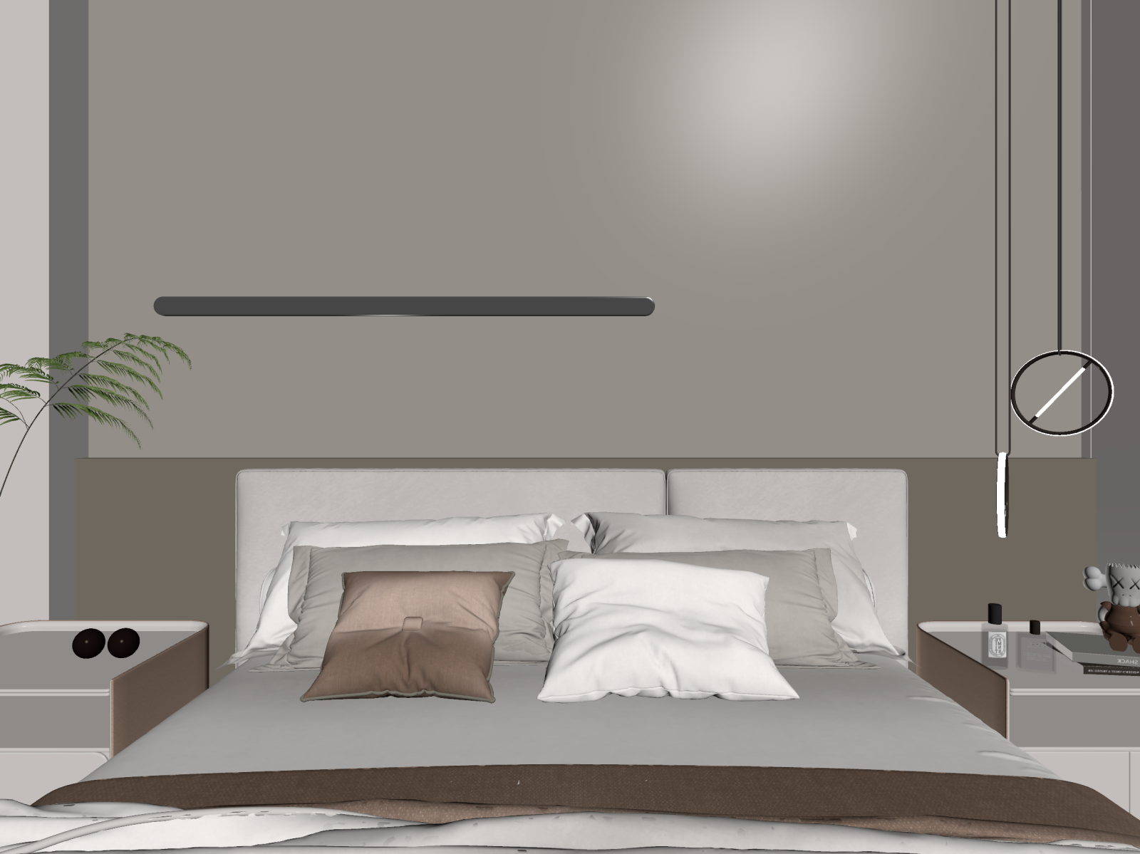 现代家居卧室3D模型下载【ID:1222019044】