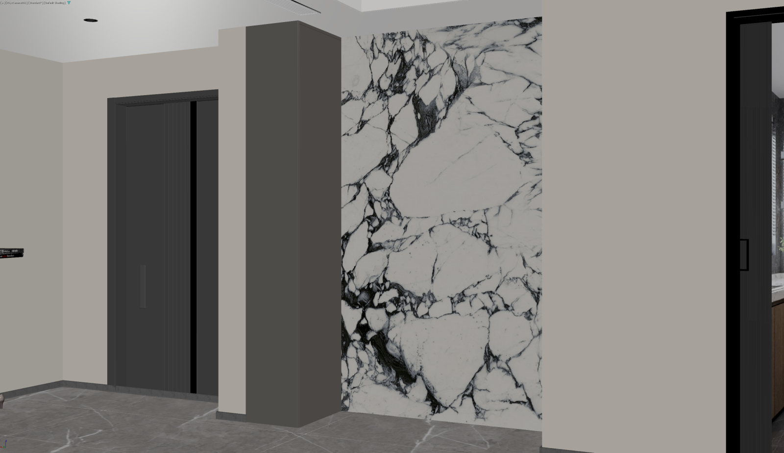 现代玄关3D模型下载【ID:1221613930】