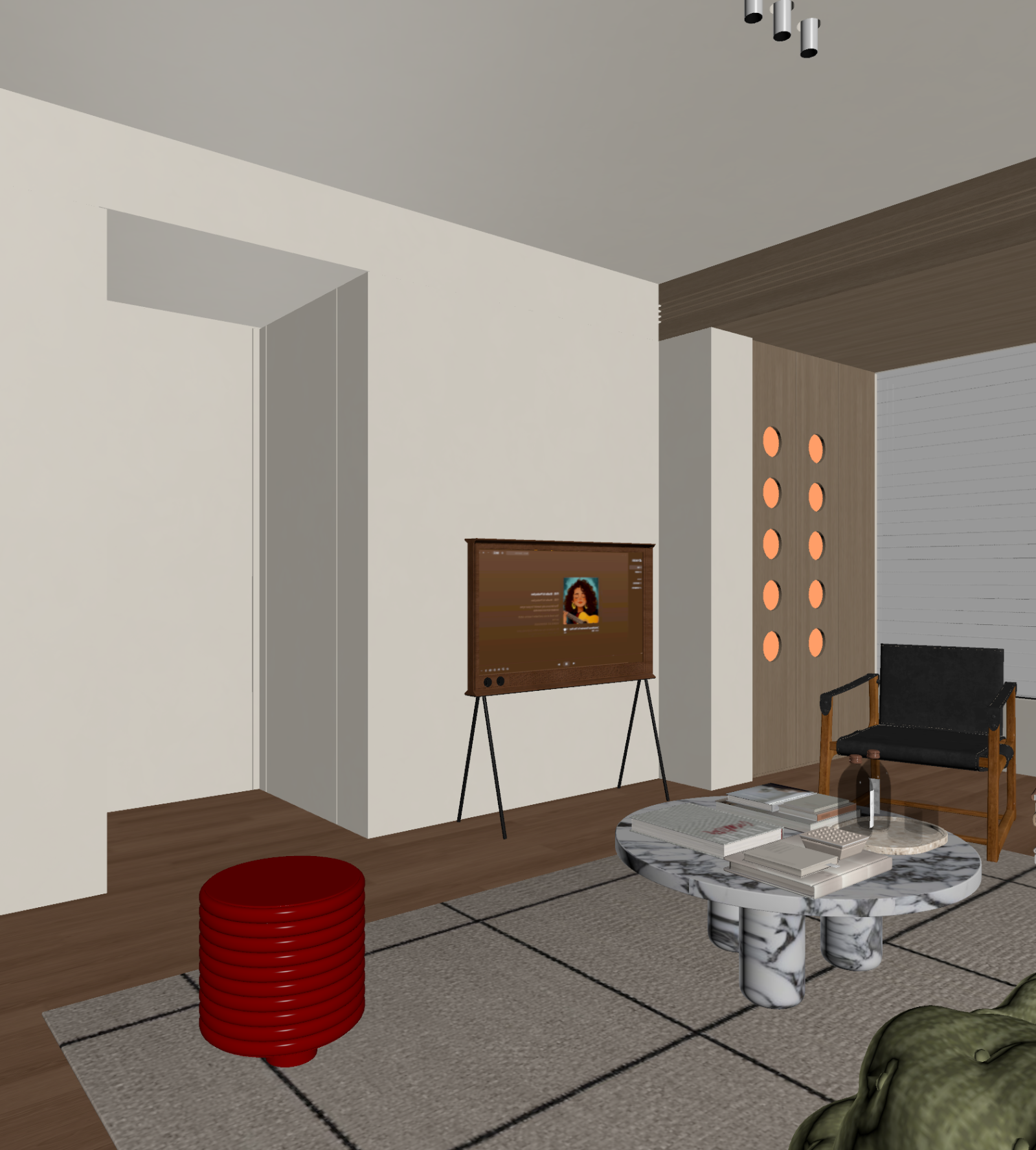 现代家居客厅3D模型下载【ID:1221996020】