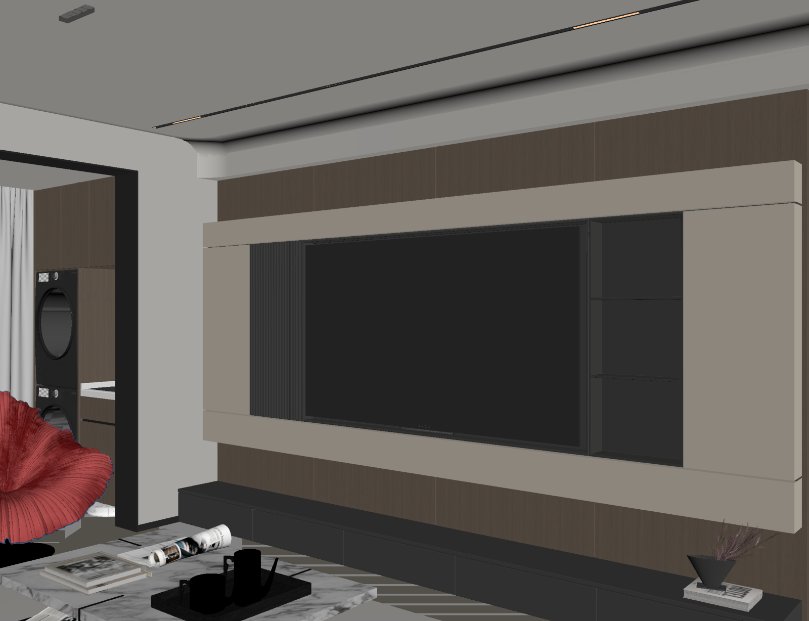 意式家居客厅3D模型下载【ID:1221978790】