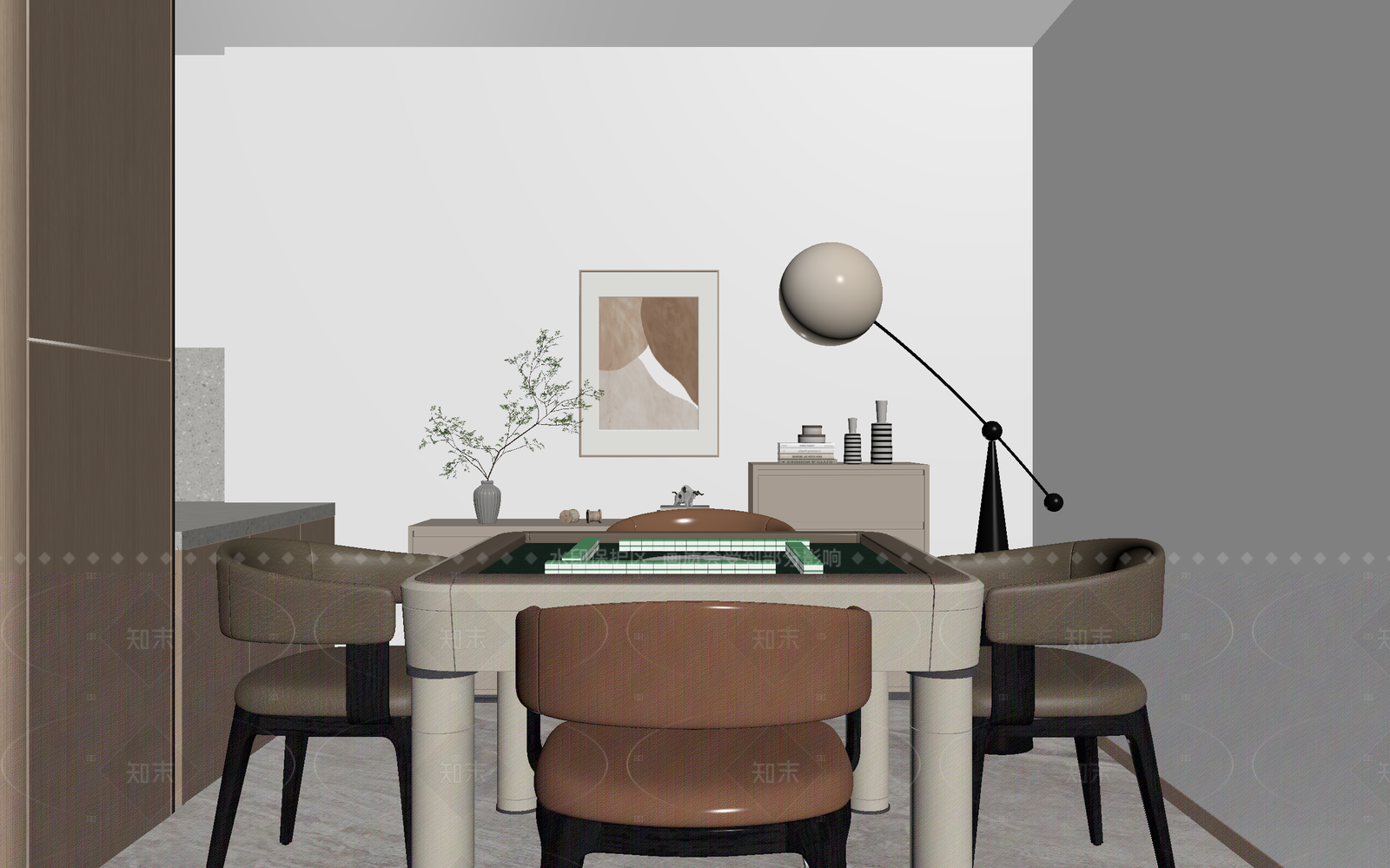 茶室3D模型下载【ID:1214606292】
