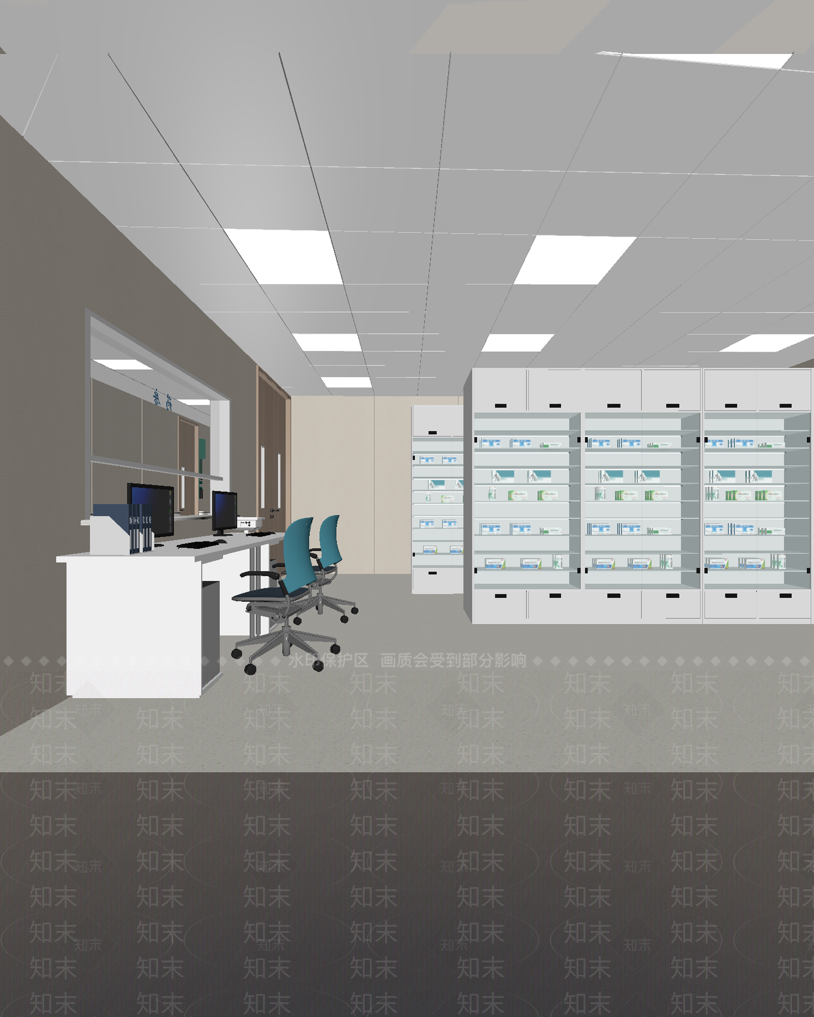 现代药店3D模型下载【ID:1214314452】