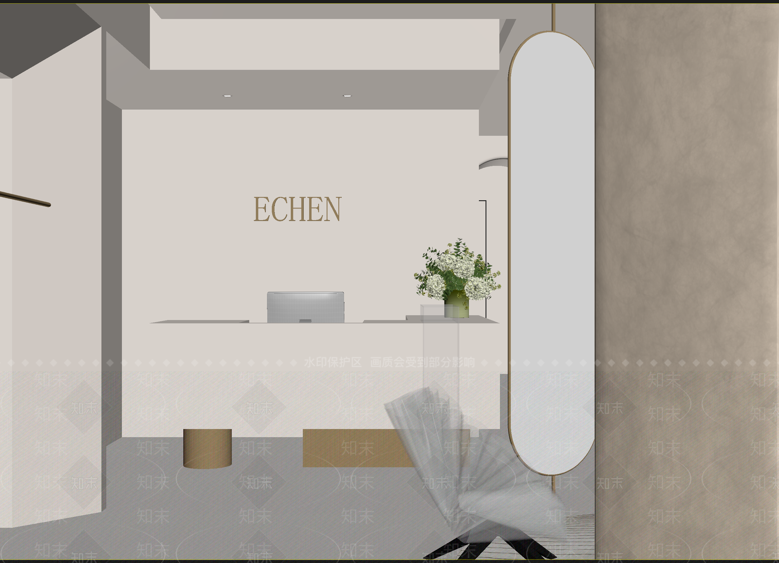 现代接待室3D模型下载【ID:1213999891】
