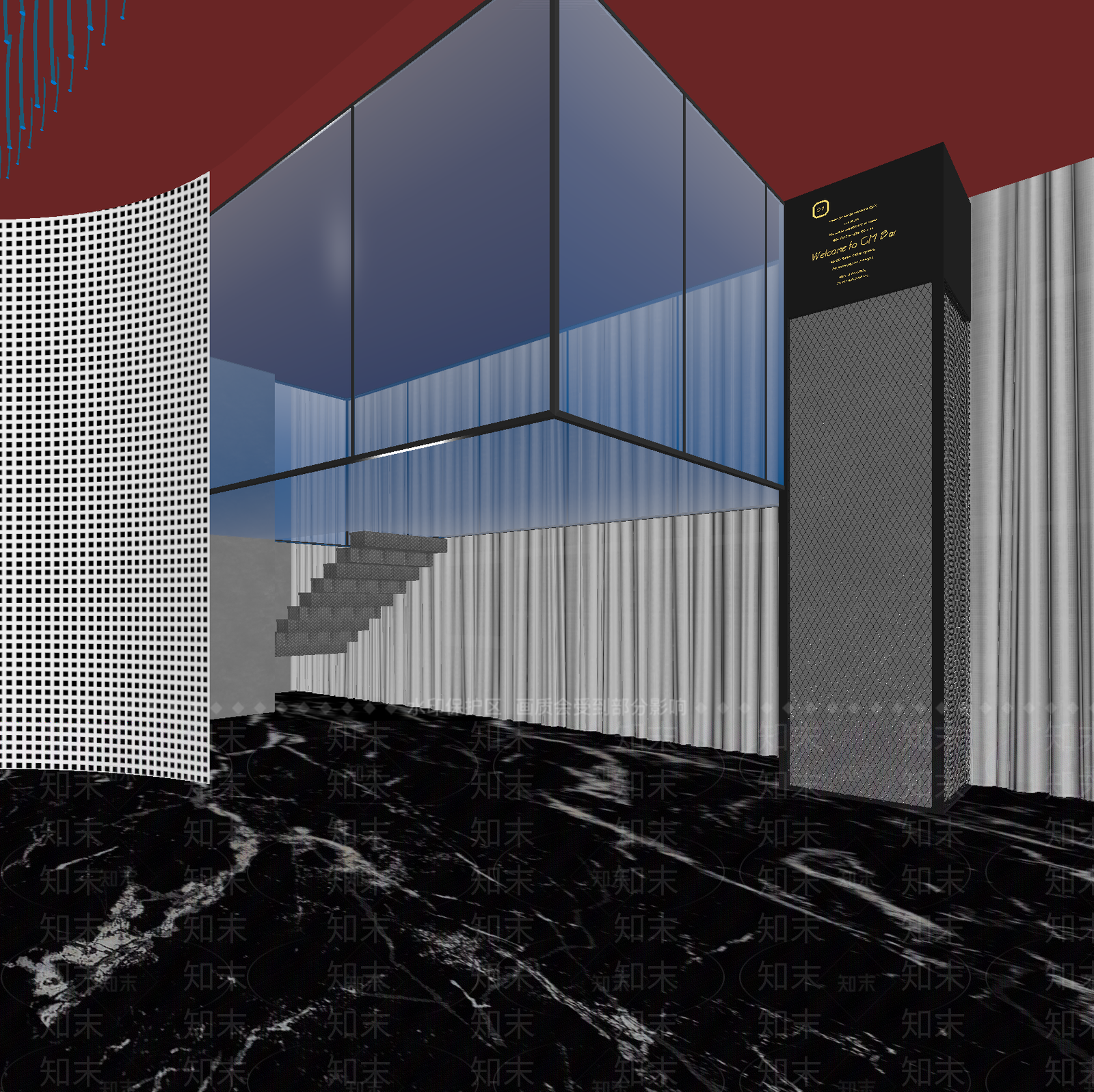 现代科技展厅3D模型下载【ID:1214324819】