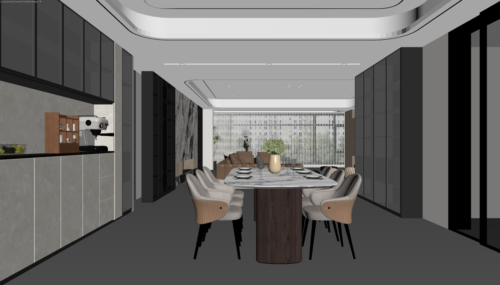 意式客餐厅3D模型下载【ID:1221874625】