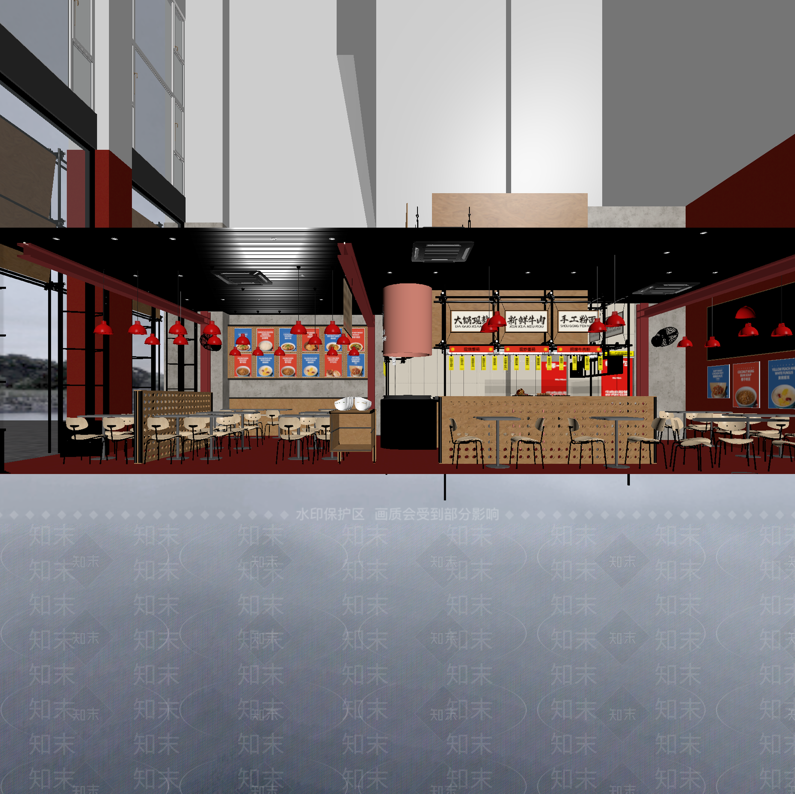 快餐店3D模型下载【ID:1214767134】