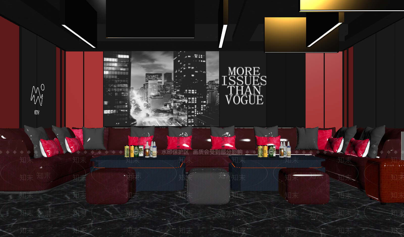 现代酒吧3D模型下载【ID:1213895778】