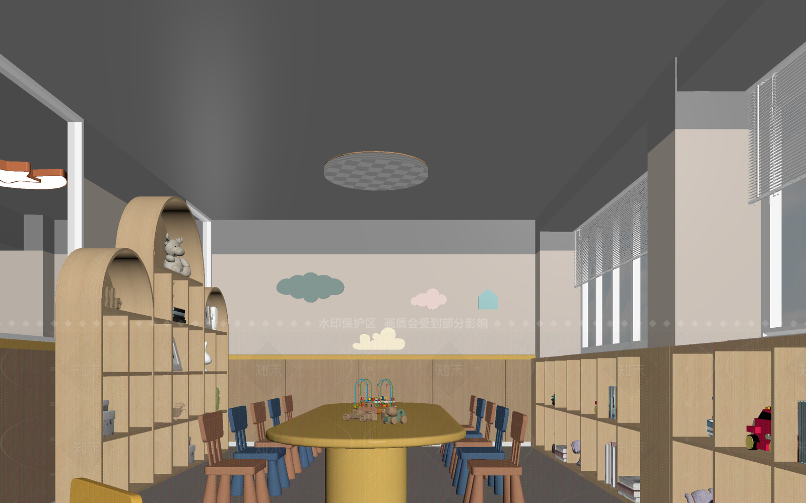现代儿童乐园3D模型下载【ID:1214644021】